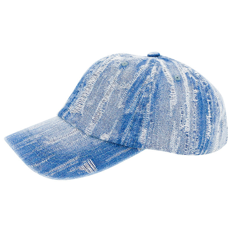 Wholesale Denim Distressed Baseball Caps